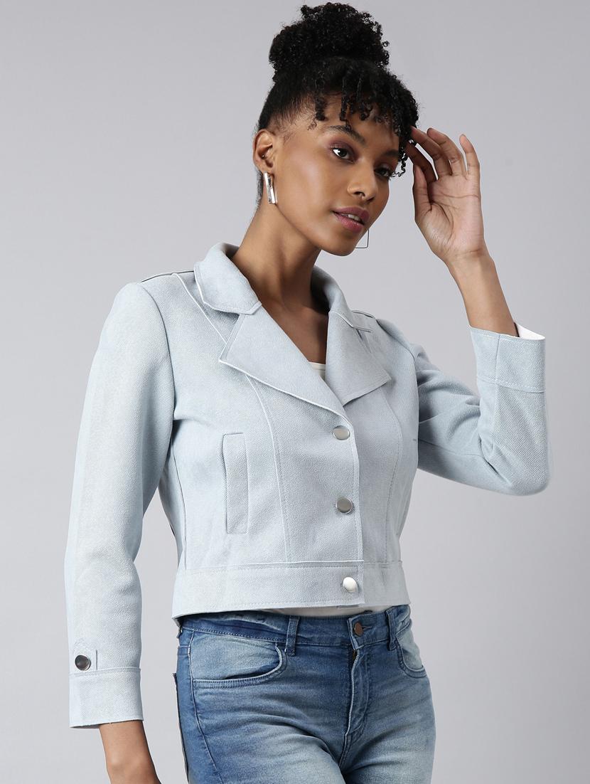 blue suede regular jacket - 20917118 -  Standard Image - 1