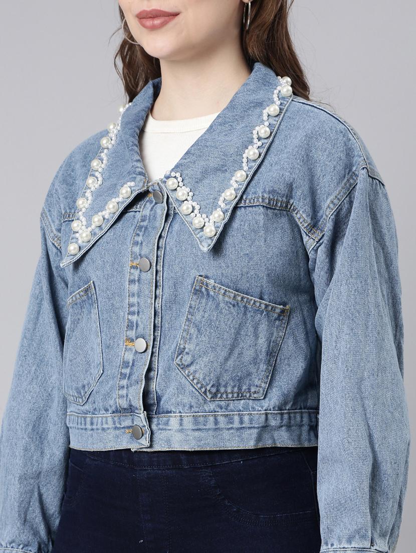 blue denim jacket - 20917191 - Standard Image - 6