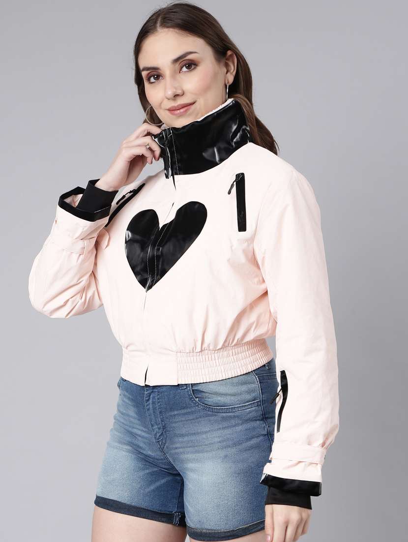 women placement print bomber jacket - 20917214 -  Standard Image - 1