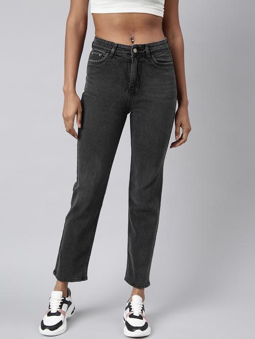 women plain mid rise jean - 20918466 -  Standard Image - 0