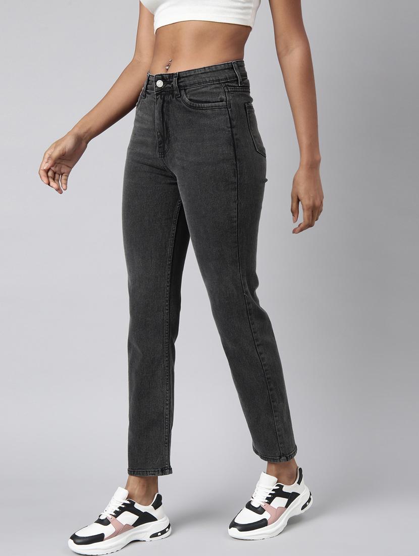 women plain mid rise jean - 20918466 - Standard Image - 1