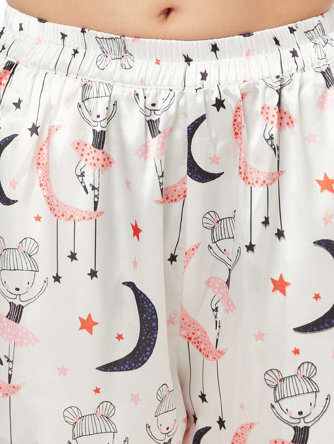women quirky print nightwear pyjama set - 20919013 - Standard Image - 4