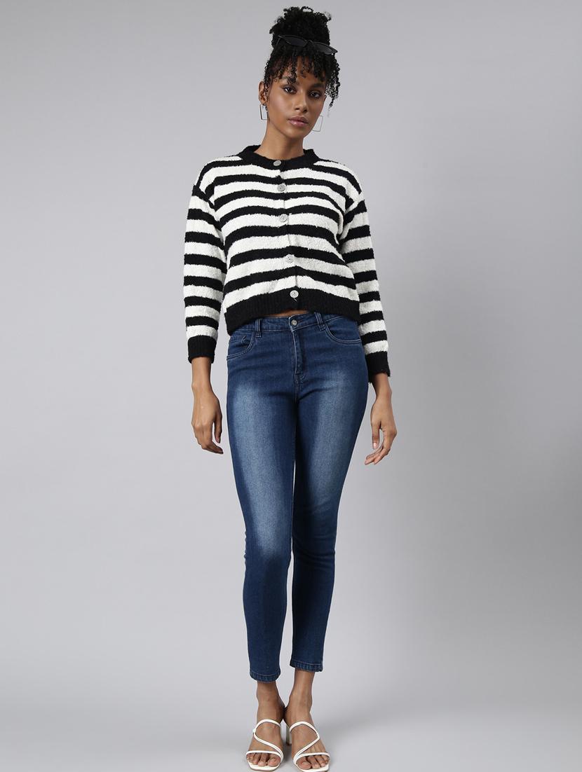 black acrylic cardigan - 20925446 - Standard Image - 4