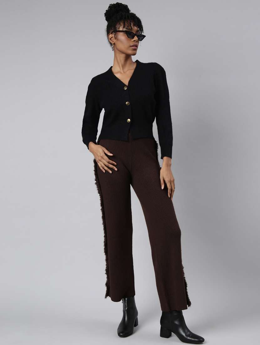 black acrylic cardigan - 20925459 -  Standard Image - 4