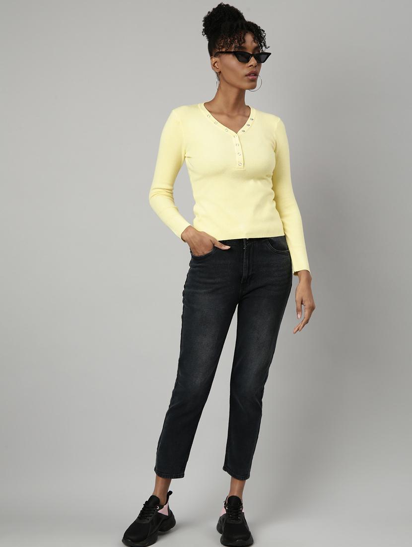 women's solid color regular top - 20928702 - Standard Image - 4