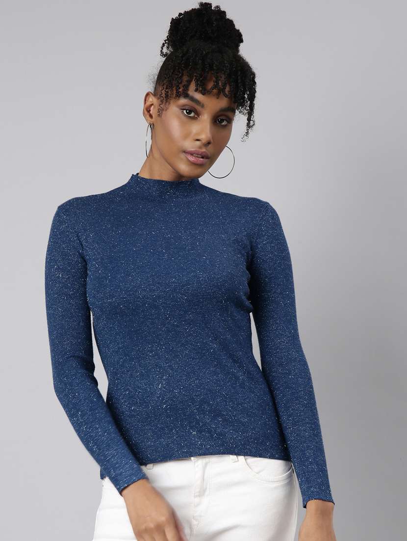 women's solid color regular top