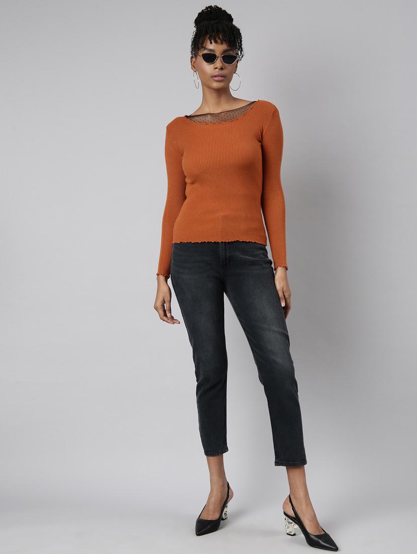 women's solid color regular top - 20928710 - Standard Image - 4