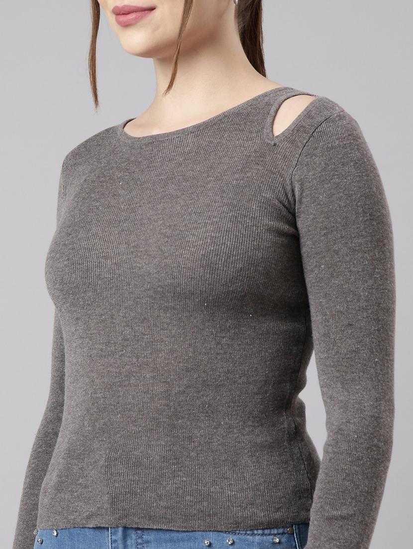 women's solid color regular top - 20928715 - Standard Image - 6