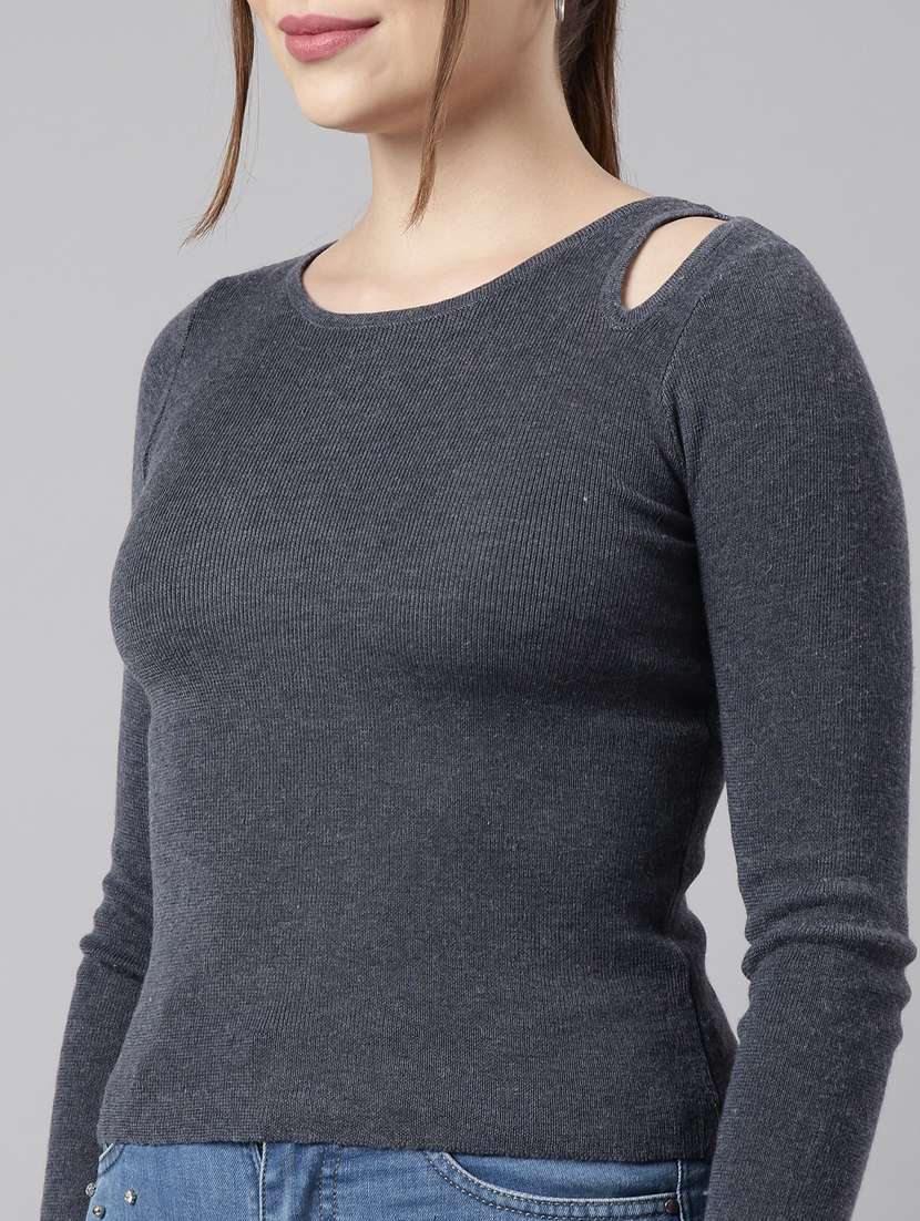 women's solid color regular top - 20928717 -  Standard Image - 6