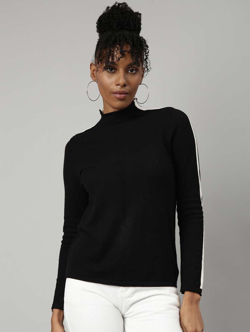 women's solid color regular top