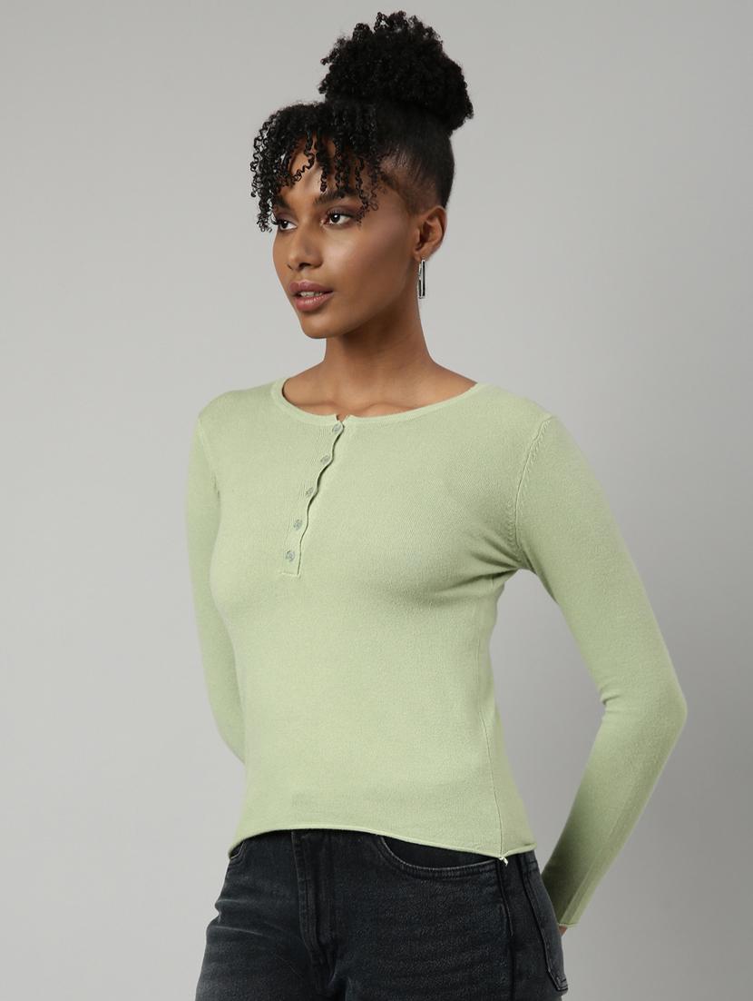 women's solid color regular top - 20928727 -  Standard Image - 1