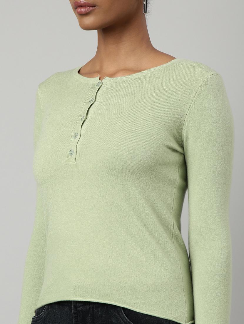 women's solid color regular top - 20928727 - Standard Image - 6