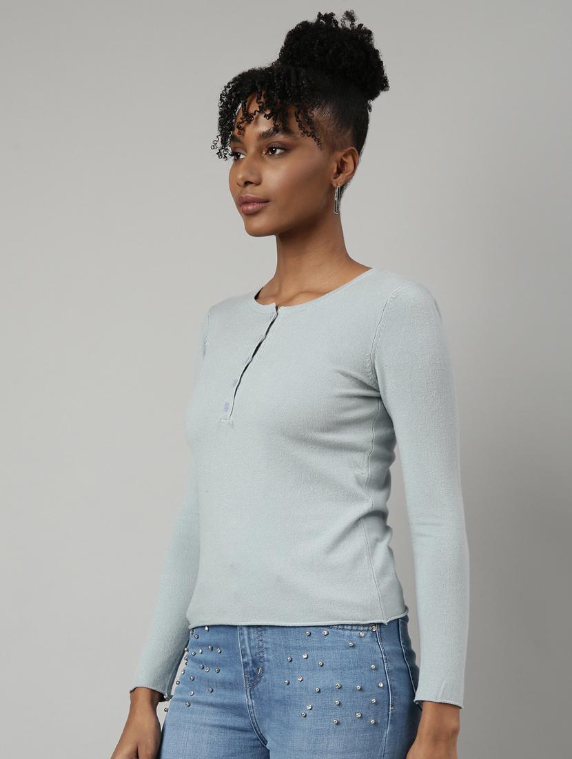 women's solid color regular top - 20928728 - Standard Image - 1