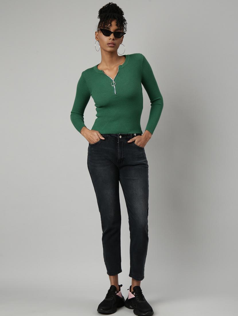 women's solid color regular top - 20928739 - Standard Image - 4