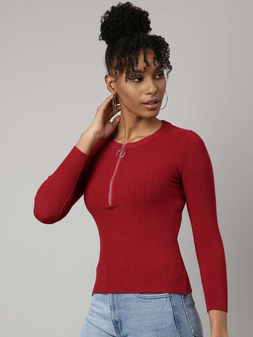 women's solid color regular top - 20928740 -  Standard Image - 1