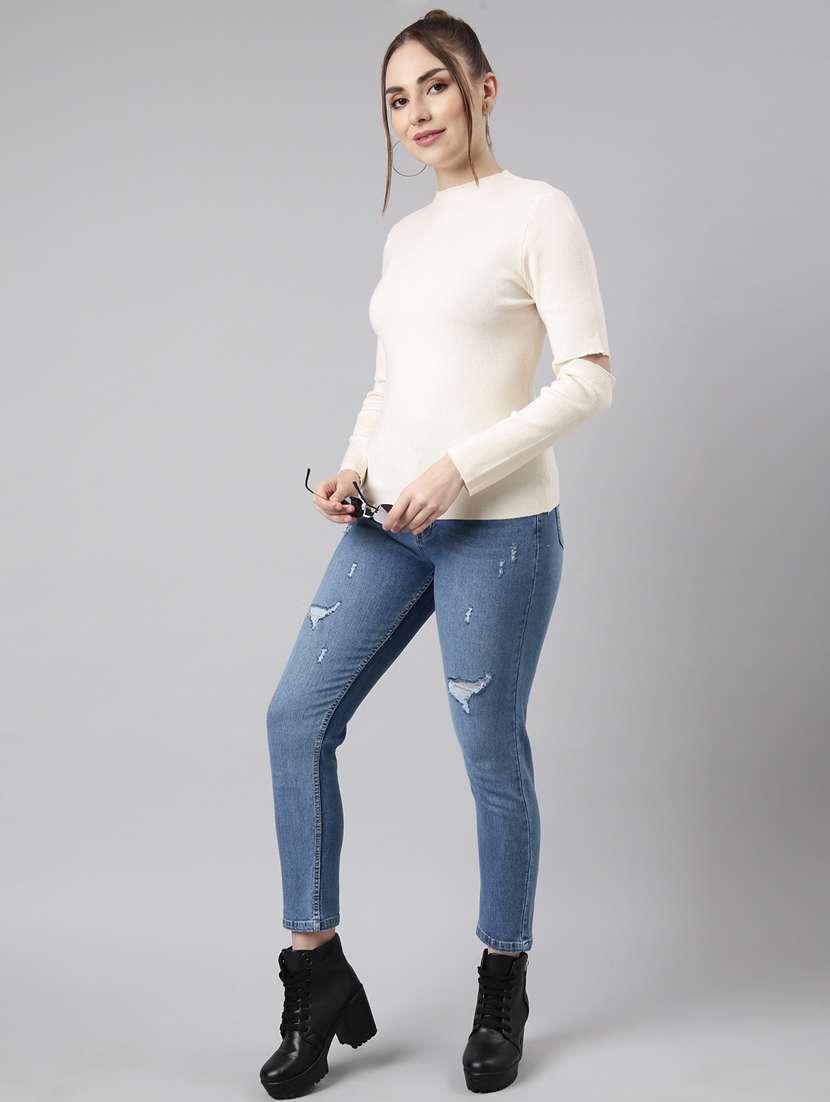 women's solid color regular top - 20928744 -  Standard Image - 4