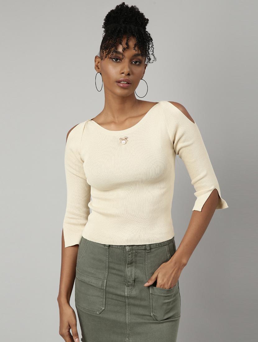 women's solid color regular top - 20928745 - Zoom Image - 0