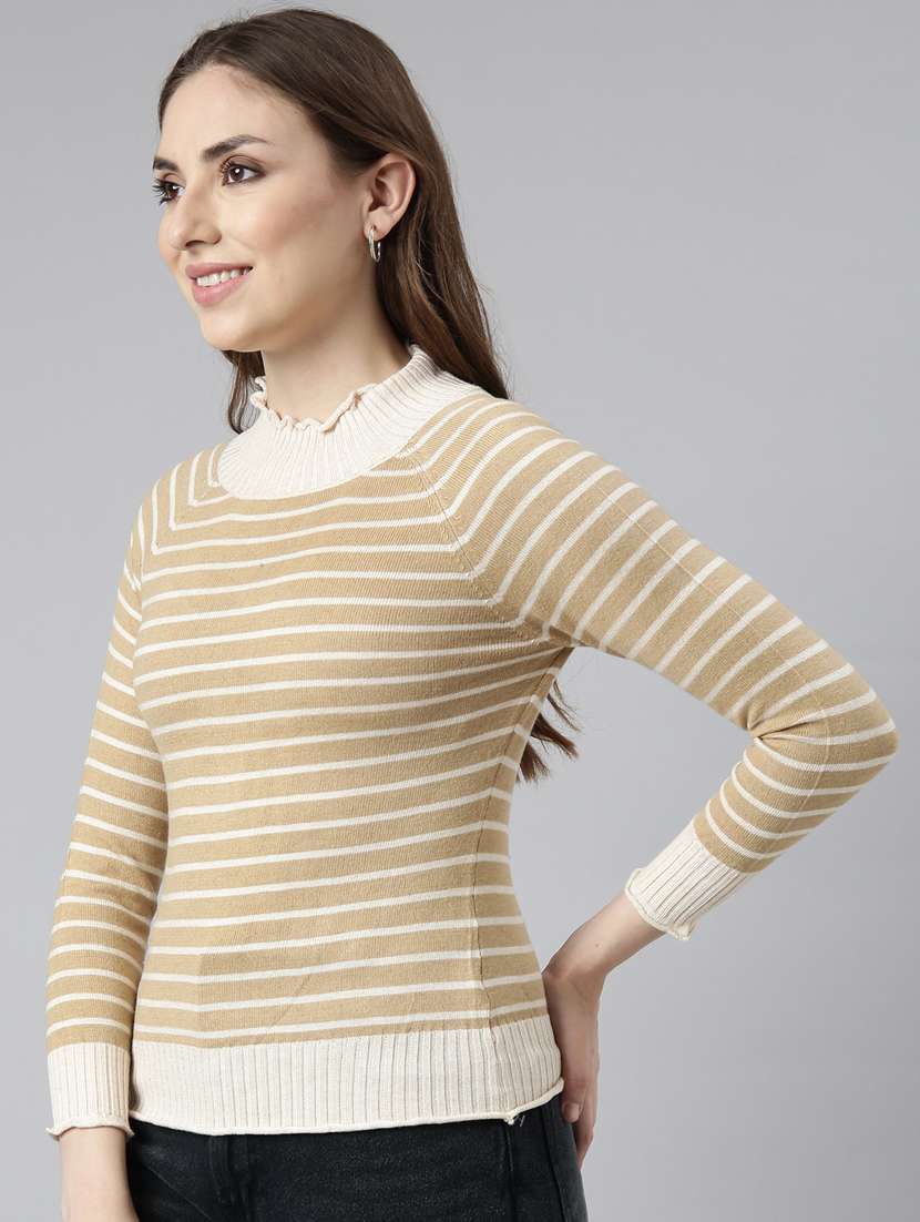 women's stripped regular top - 20928748 -  Standard Image - 1