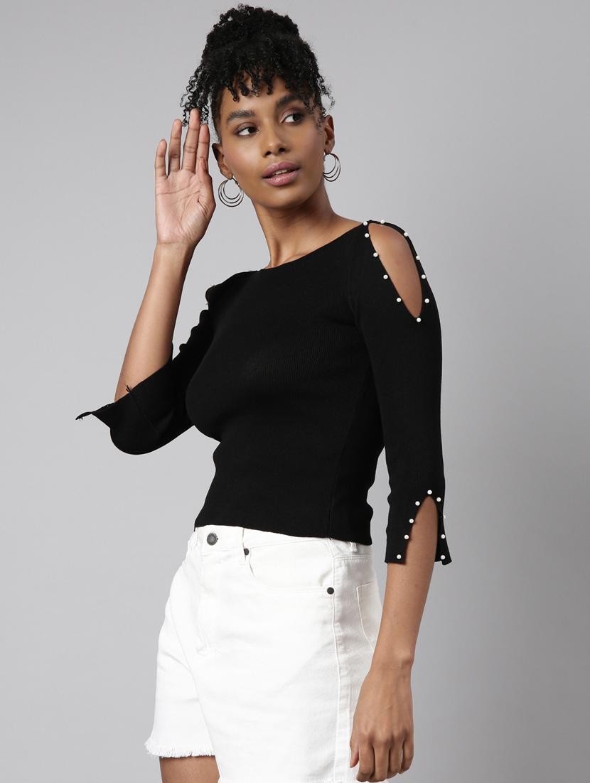 women's solid color regular top - 20928751 -  Standard Image - 1