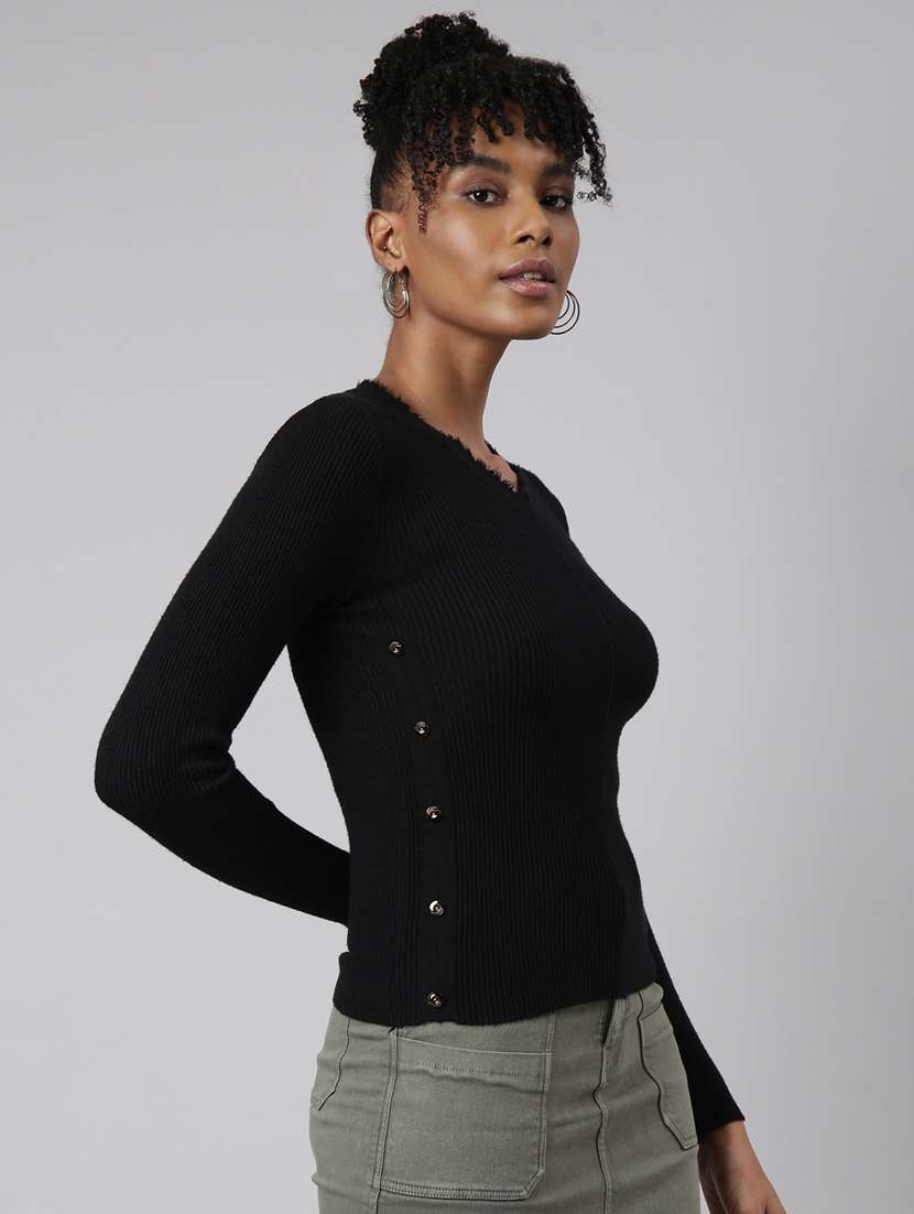 women's solid color regular top - 20928763 -  Standard Image - 1