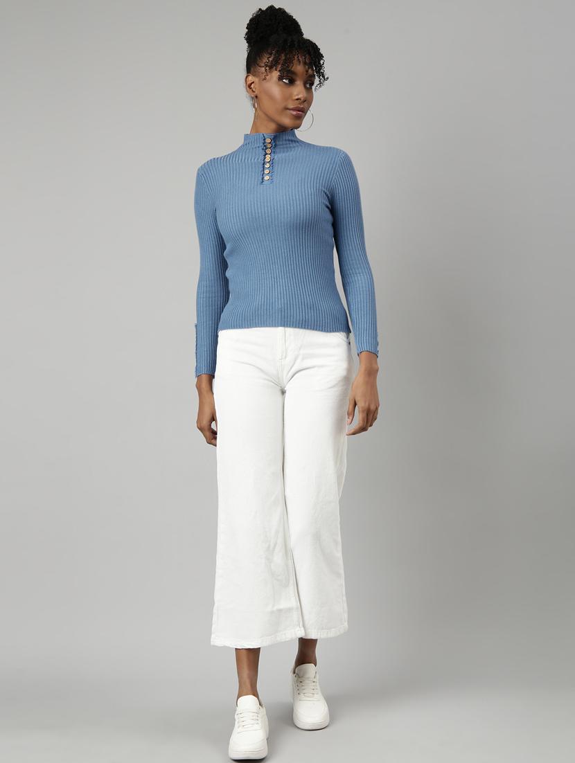 women's solid color regular top - 20928770 - Standard Image - 4