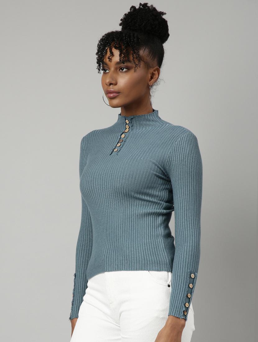 women's solid color regular top - 20928771 - Standard Image - 1
