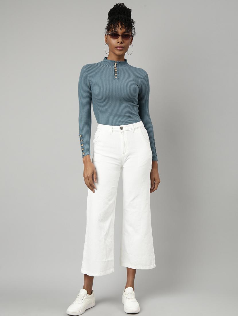 women's solid color regular top - 20928771 - Standard Image - 4