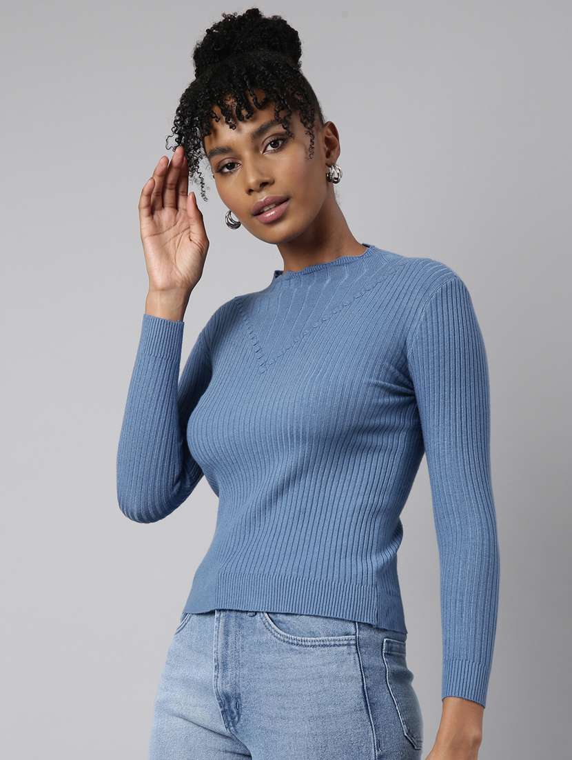 women's solid color regular top - 20928772 -  Standard Image - 1