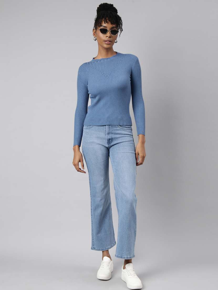 women's solid color regular top - 20928772 -  Standard Image - 4