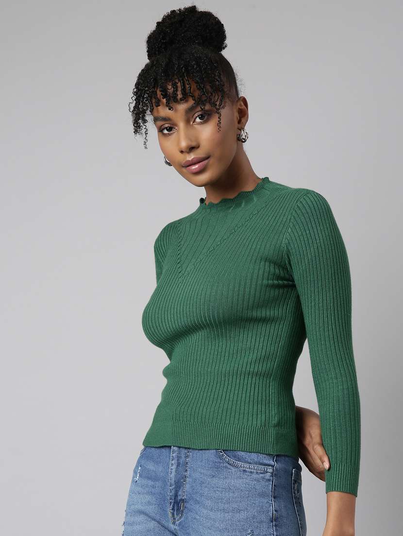 women's solid color regular top - 20928773 - Standard Image - 1