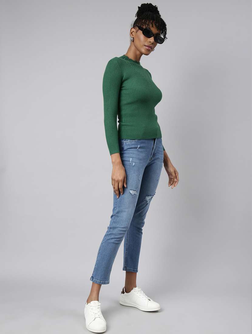 women's solid color regular top - 20928773 - Standard Image - 4