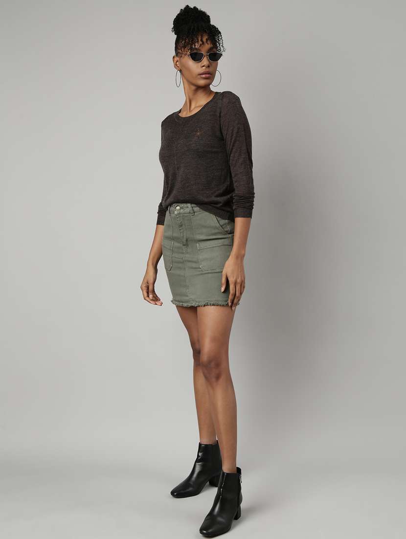 women's solid color regular top - 20928775 -  Standard Image - 4