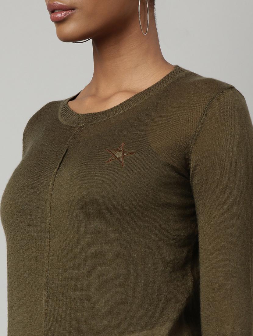 women's solid color regular top - 20928776 - Standard Image - 6