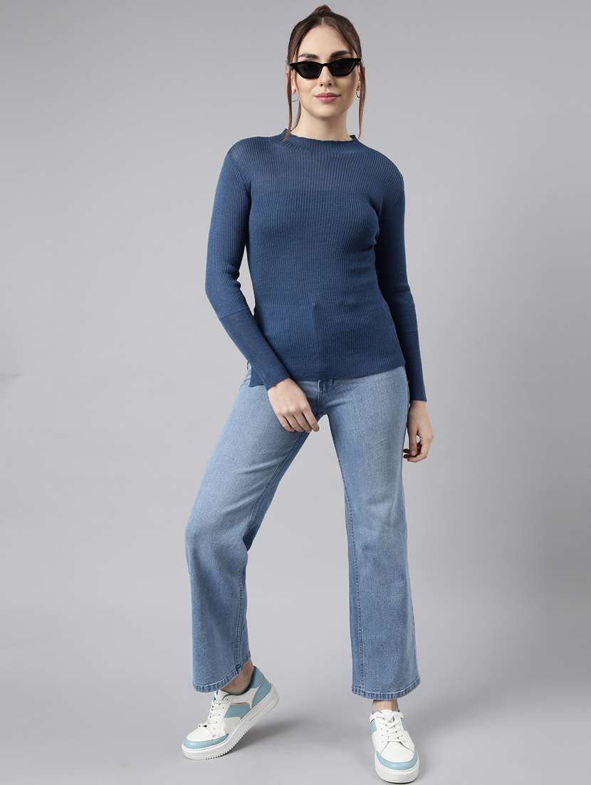 women's solid color regular top - 20928777 -  Standard Image - 4