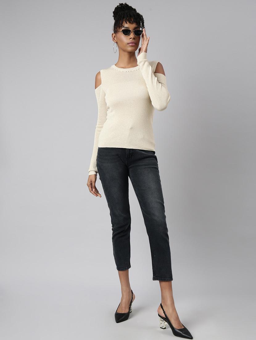 women's solid color regular top - 20928781 - Standard Image - 4