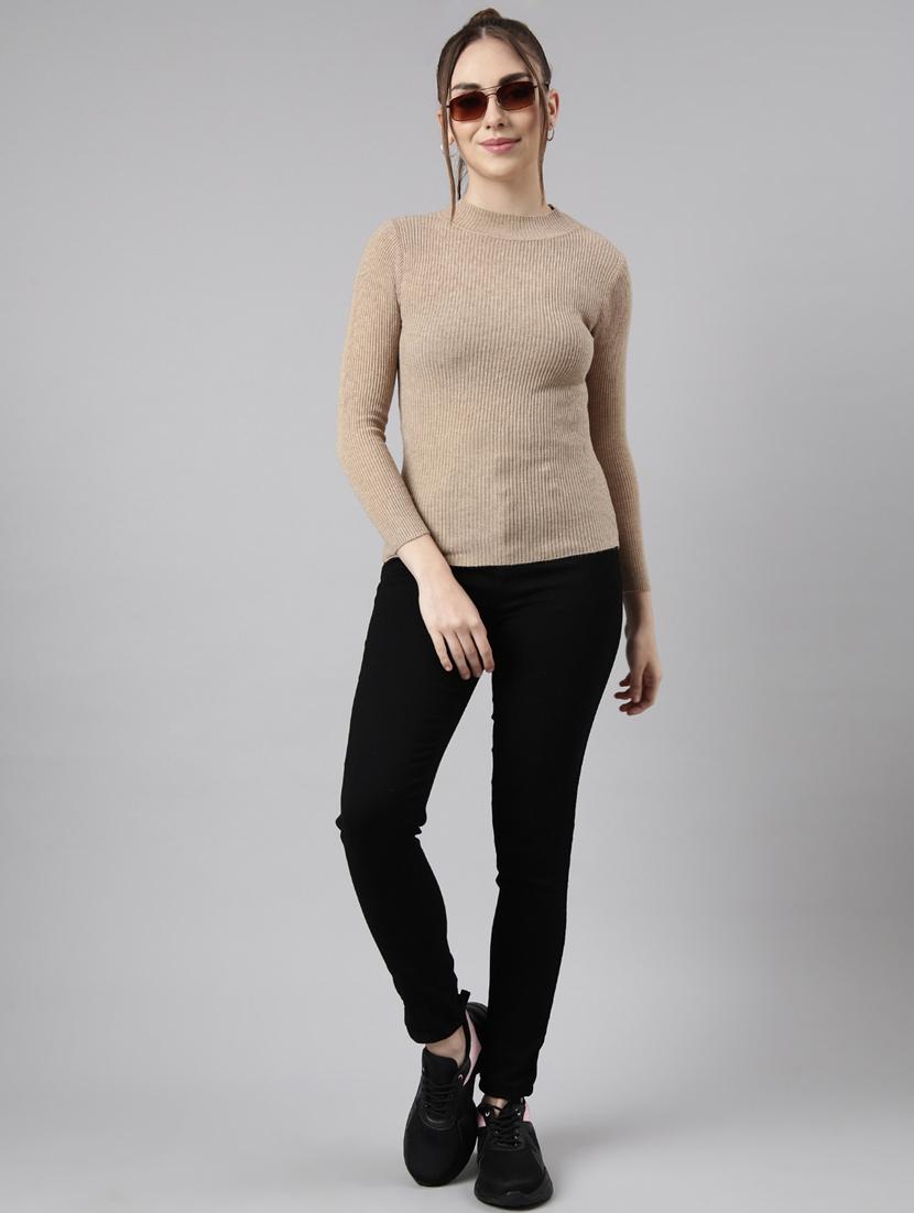 women's solid color regular top - 20928783 - Standard Image - 4