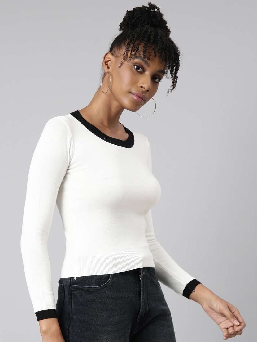 women's solid color regular top - 20928787 -  Standard Image - 1