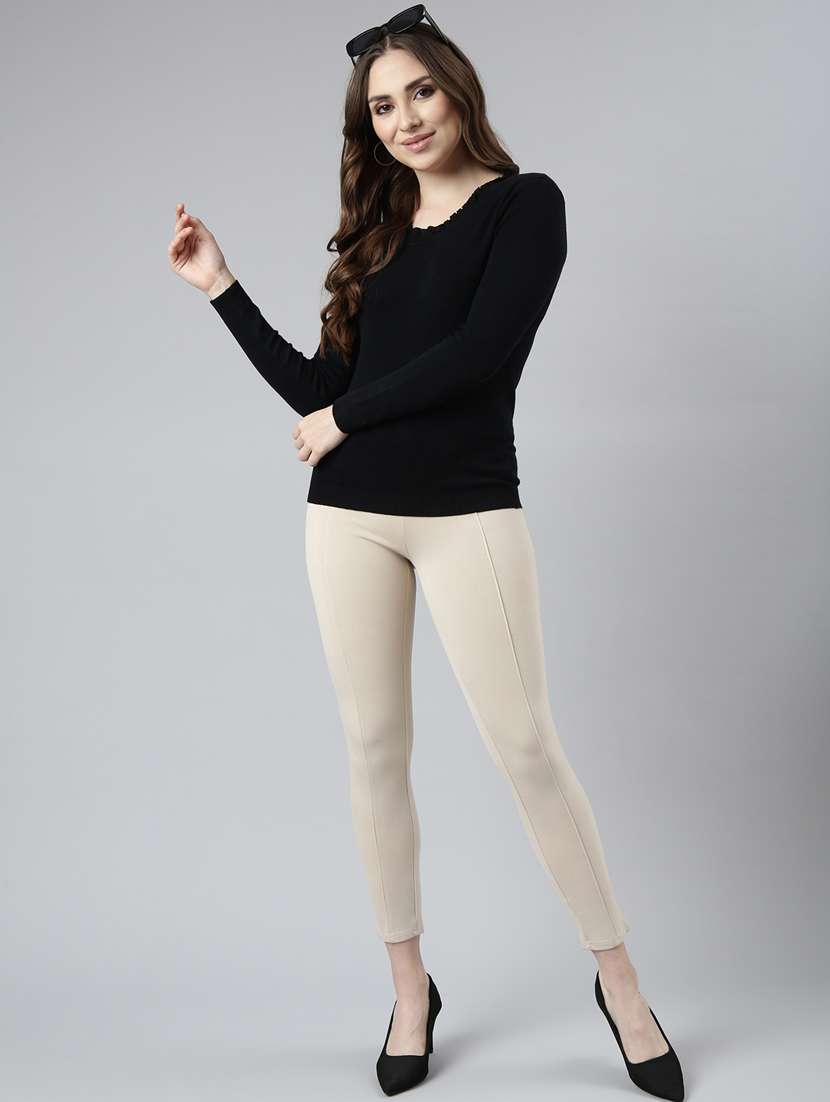 women's solid color regular top - 20928790 -  Standard Image - 4