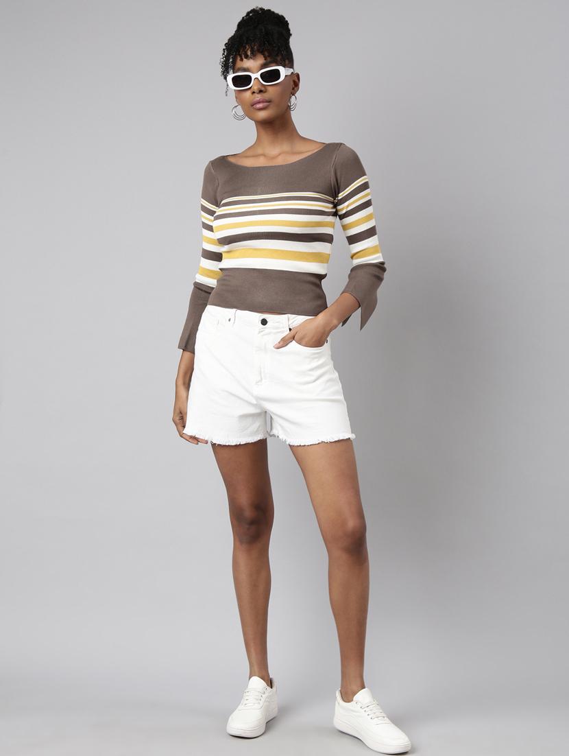 women's round neck regular top - 20928794 - Standard Image - 4