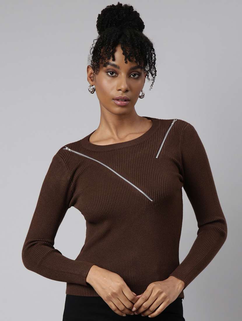 women's solid color regular top