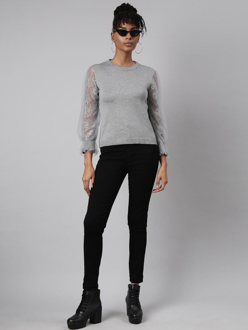 women's solid color regular top - 20928798 - Standard Image - 4