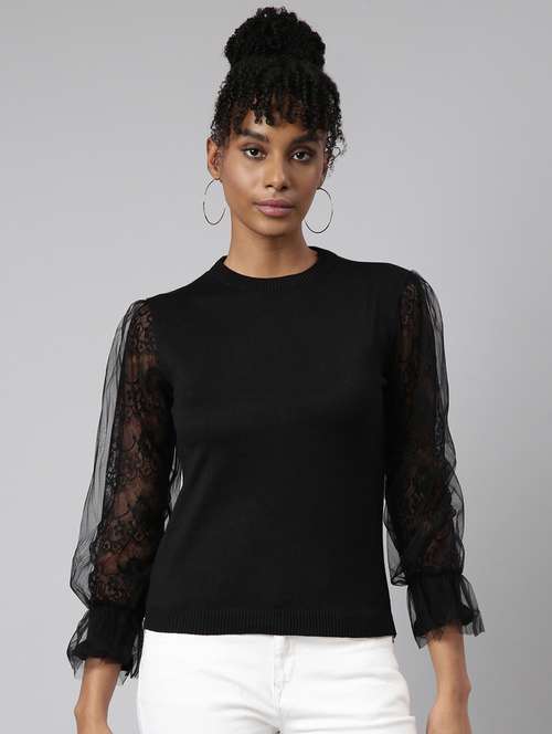 women's solid color regular top - 20928799 -  Standard Image - 0