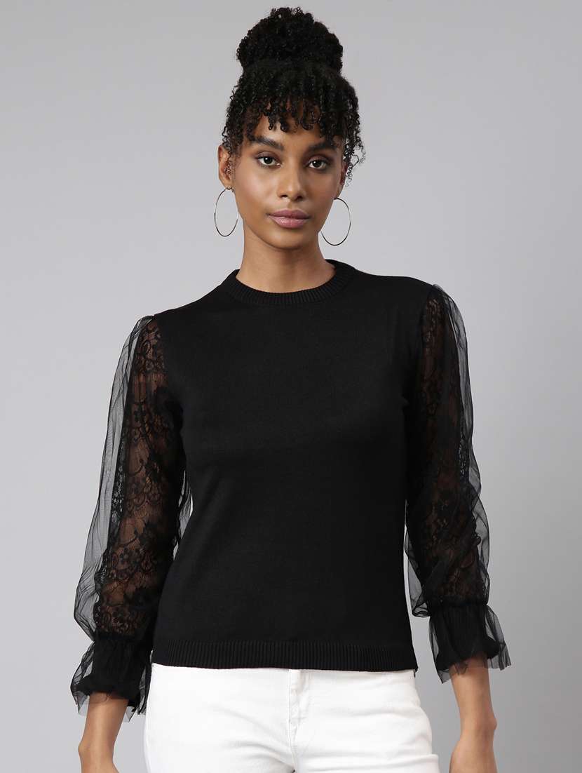 women's solid color regular top - 20928799 -  Zoom Image - 0