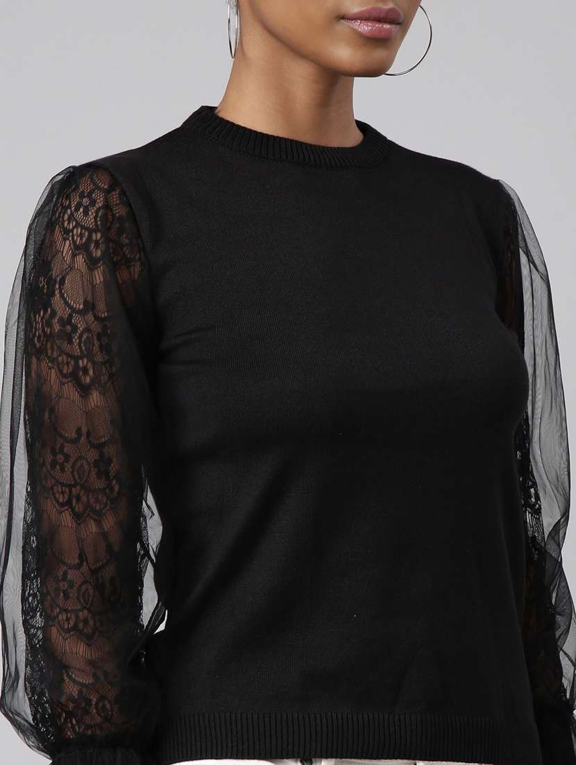 women's solid color regular top - 20928799 - Standard Image - 6