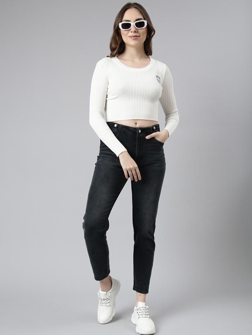 women's solid color regular top - 20928802 - Standard Image - 4