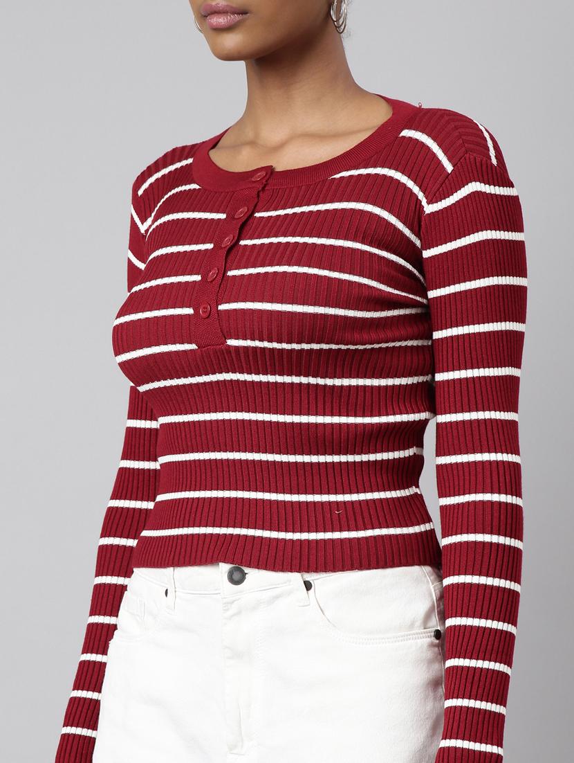 women's round neck regular top - 20928803 - Standard Image - 6