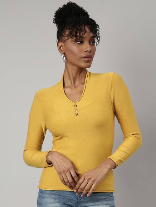 women's solid color regular top - 20928807 -  Standard Image - 0
