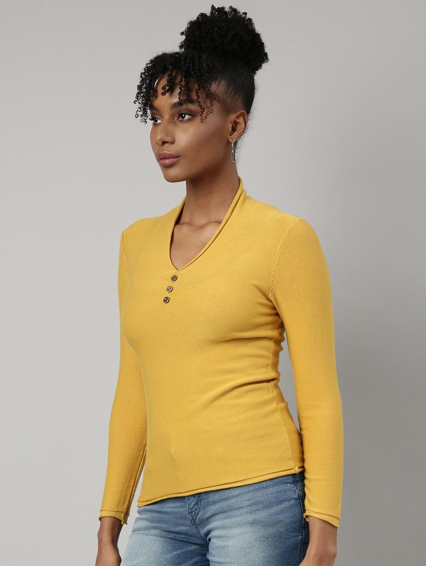 women's solid color regular top - 20928807 -  Standard Image - 1