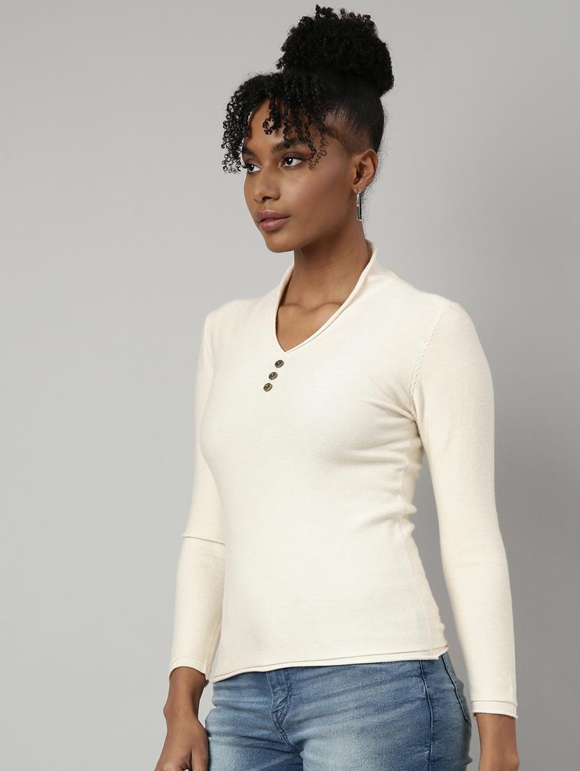 women's solid color regular top - 20928808 - Standard Image - 1