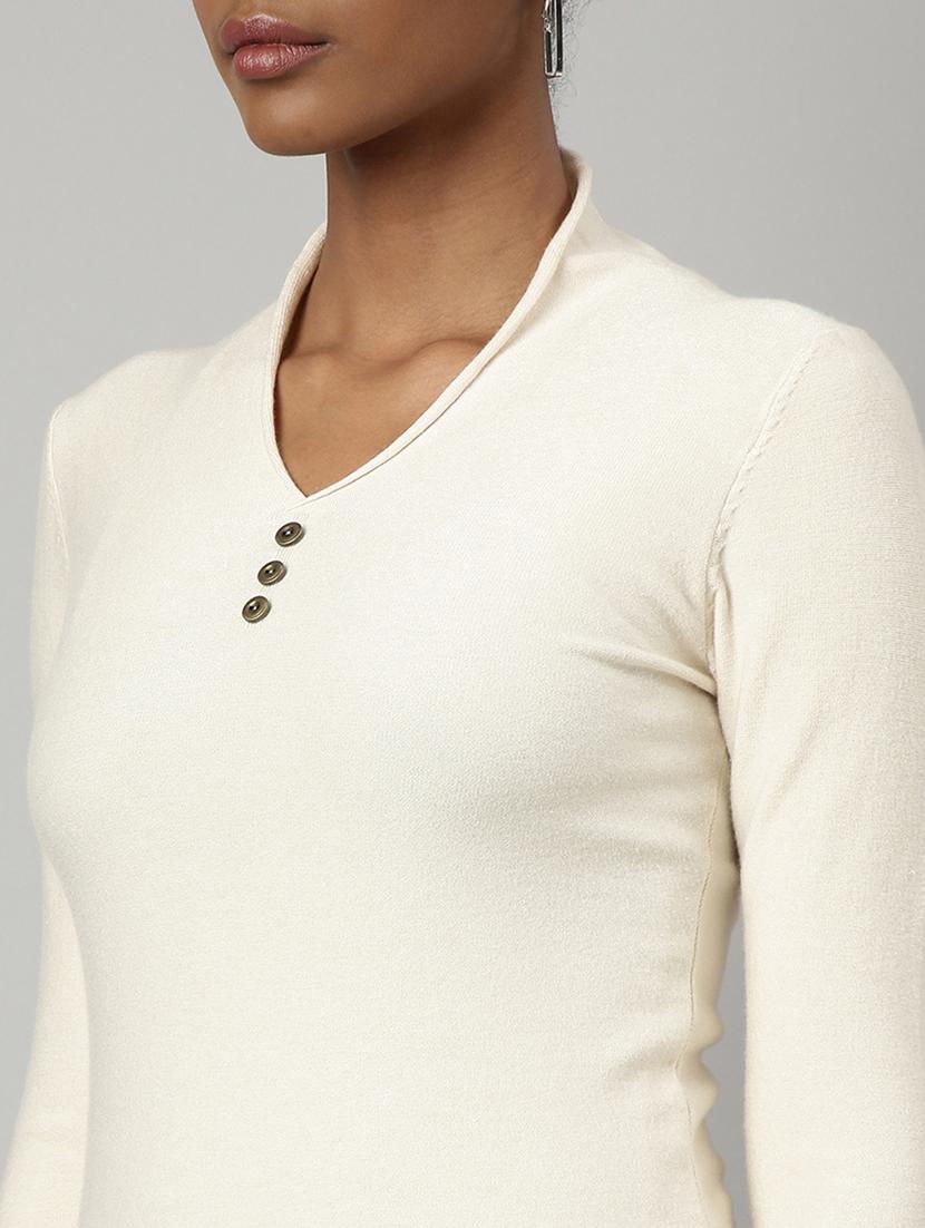 women's solid color regular top - 20928808 - Standard Image - 6
